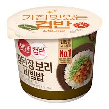 CJ SOYBEAN BIBIMBAB RICE BOWL 280g (E)햇반/컵반강된장보리비빔밥280G