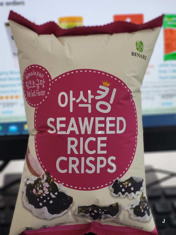 SEAWEED RICE CRISP PINK SALT 30GM