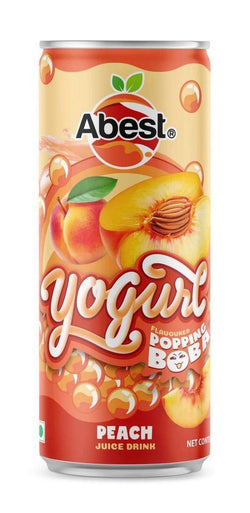 YOGURT POPPINNG BOBA PEACH JUICE 320ML
