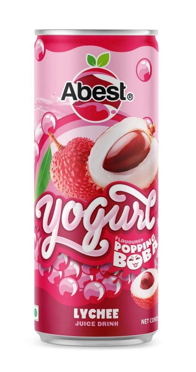 YOGURT POPPINNG BOBA LYCHEE JUICE 320ML
