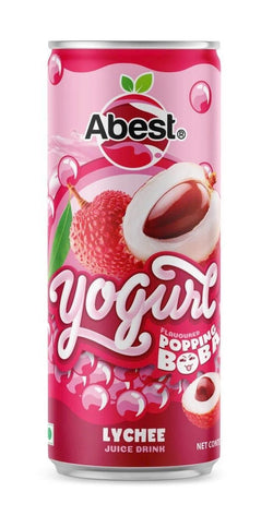 YOGURT POPPINNG BOBA LYCHEE JUICE 320ML