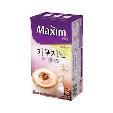 MAXIM CAPPUCCINO HAZELNUT COFFEE 10T