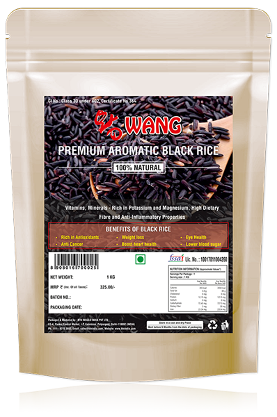 Sm- Wang Premium Aromatic Black Rice 1kg