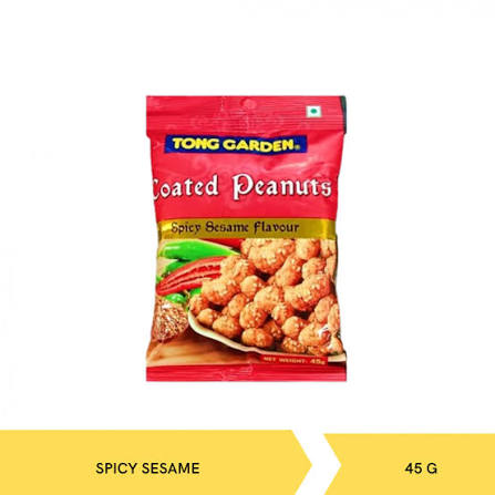 TG SPICY SESAME FLAVOUR COATED PEANUTS 45GM