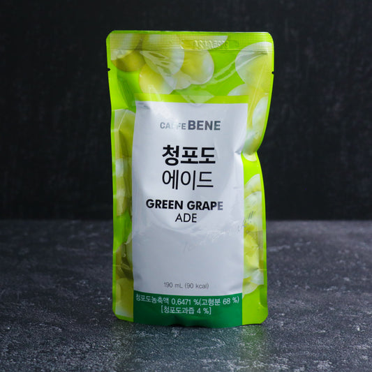 SM-CAFFEBENE GREEN GRAPE POUCH 190ML 청포도에이드
