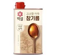 SESAME OIL - 500ML (CAN)백설/고소함가득참기름500ML/캔/상