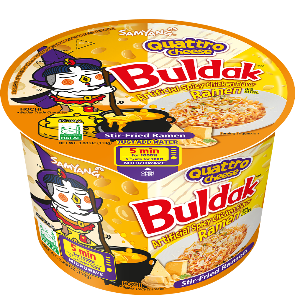 BULDAK QUATTRO CHEESE BOWL 110GM