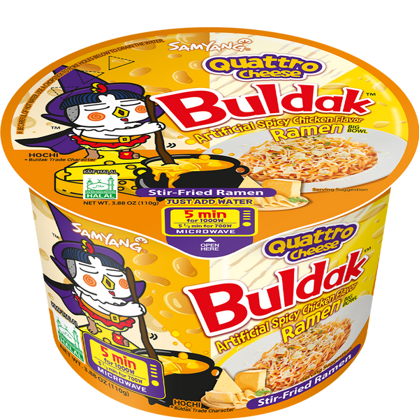 BULDAK QUATTRO CHEESE BOWL 110GM