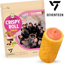 SM-HARU GRAIN CRISPY ROLL STRAWBERRY 50G