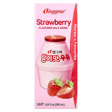 BIGGAREA STRAWBERRY FLAVOUR MILK  200ML