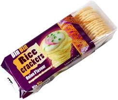 Bin Bin Thin Rice Crackers Onion Flavor 100g