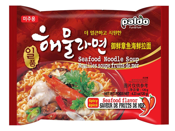 SM-PALDO SEAFOOD RAMEN 120GM