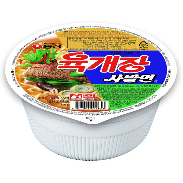 SM-YUKGYEJANG NOODLE BOWL 86G 육개장 사발면