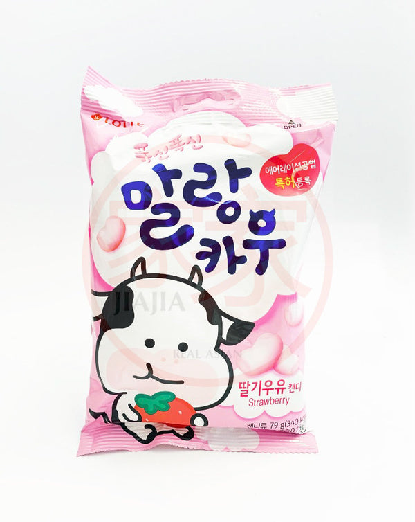 SM-MALRANG COW STRAWBERRY CANDY 79G (폭신폭신 말랑카우 딸기)